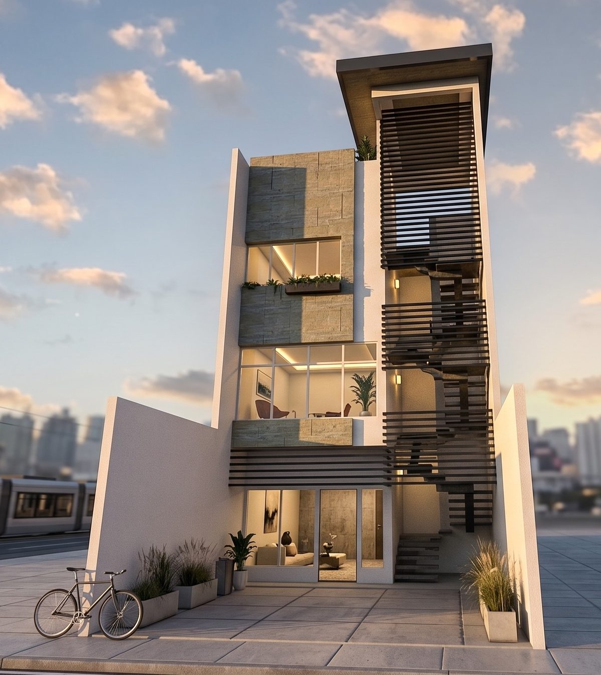 Proposed commercial office building, design render